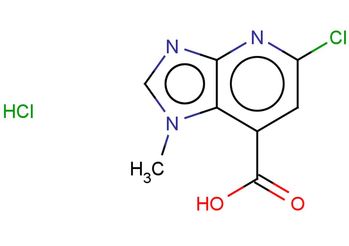 5-chloro-1-methyl-1H-imidazo[4,5-b]pyridine-7-carboxylic acid hydrochloride