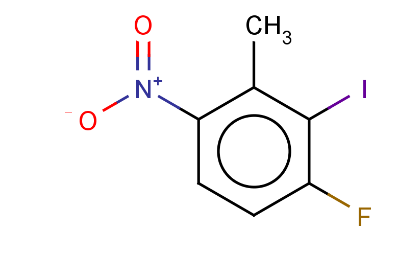 1-fluoro-2-iodo-3-methyl-4-nitrobenzene