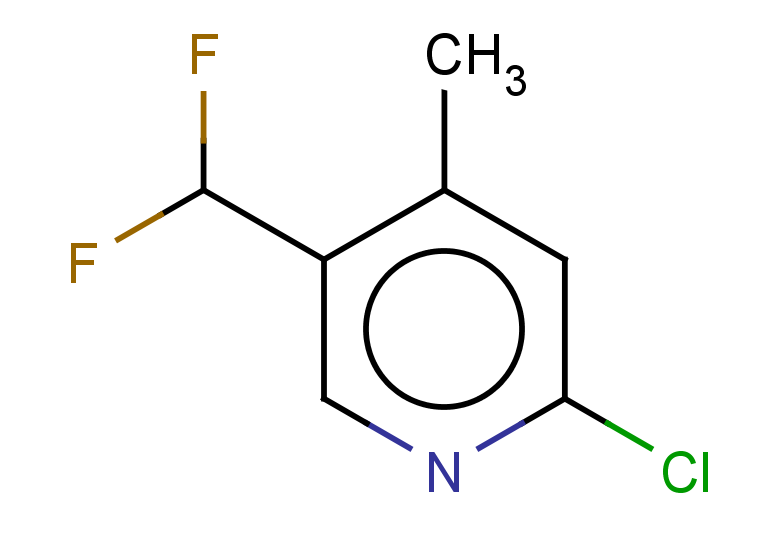 2-chloro-5-(difluoromethyl)-4-methylpyridine