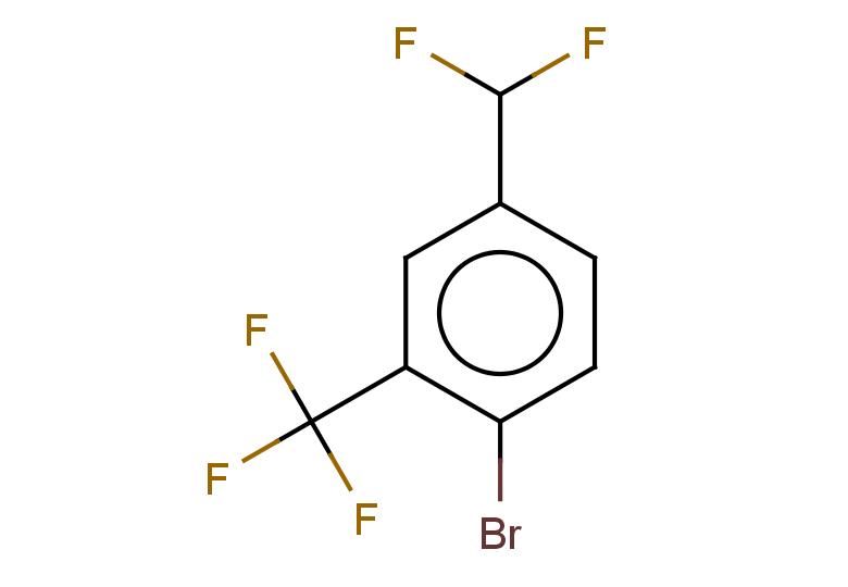 1-bromo-4-(difluoromethyl)-2-(trifluoromethyl)benzene