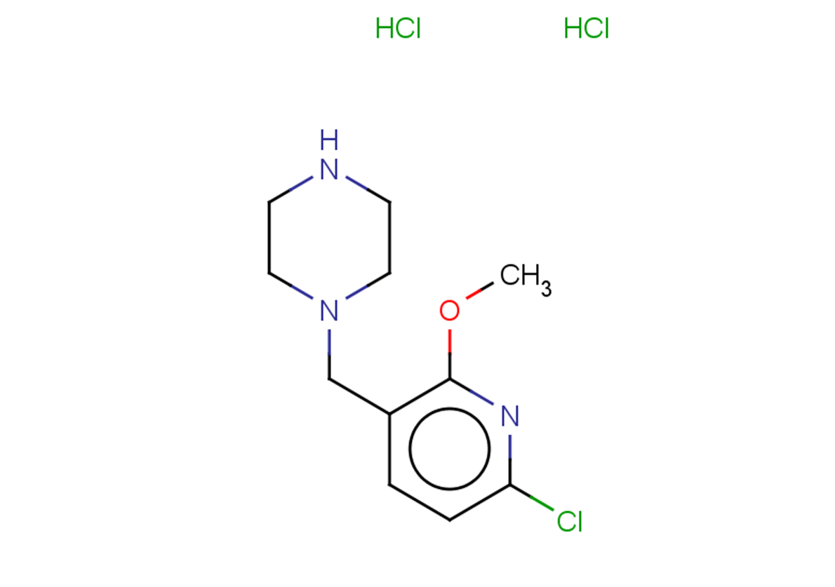1-[(6-chloro-2-methoxypyridin-3-yl)methyl]piperazine dihydrochloride