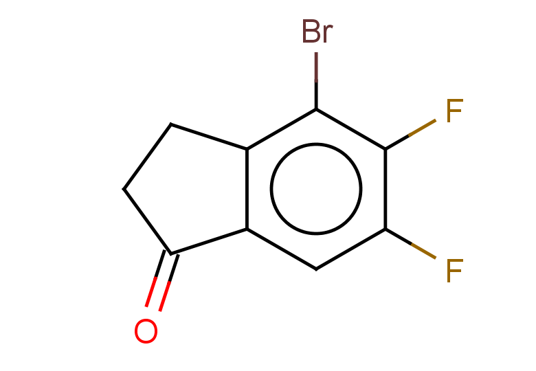 4-bromo-5,6-difluoro-2,3-dihydro-1H-inden-1-one