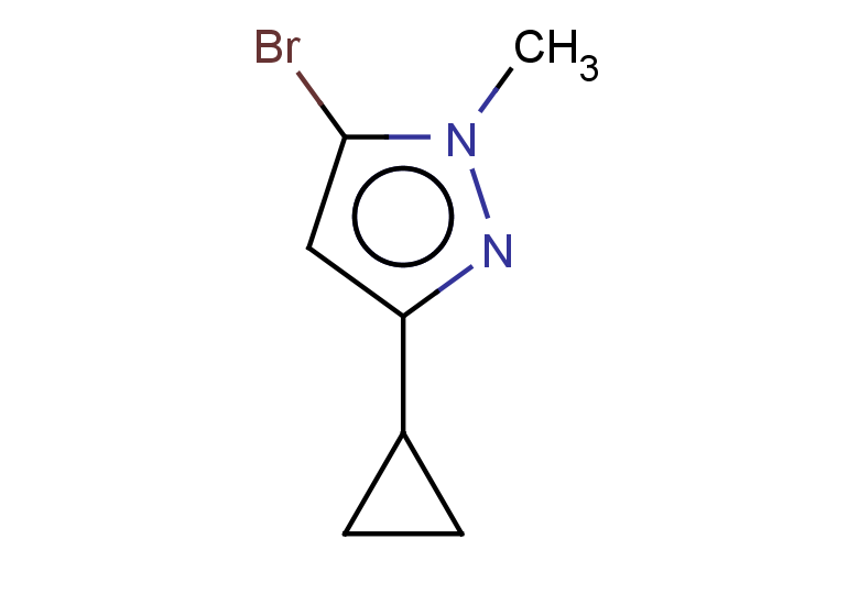 5-bromo-3-cyclopropyl-1-methyl-1H-pyrazole