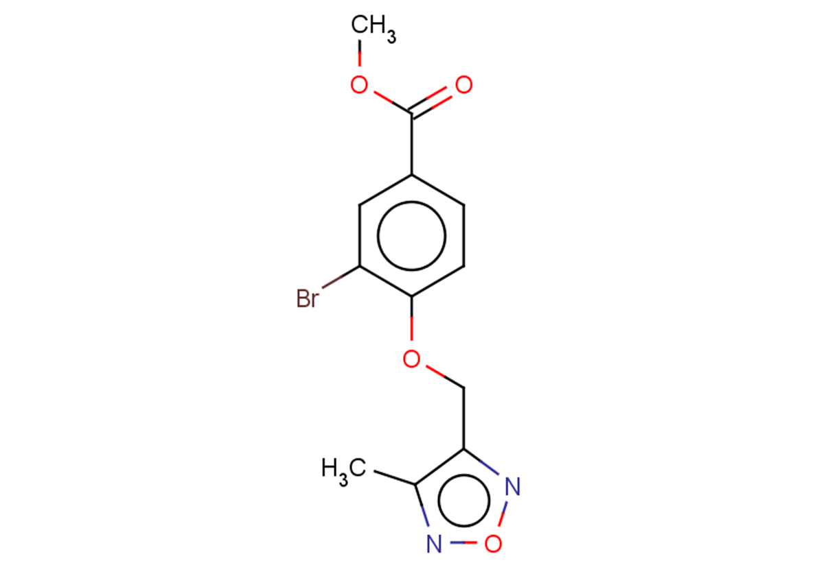 methyl 3-bromo-4-[(4-methyl-1,2,5-oxadiazol-3-yl)methoxy]benzoate