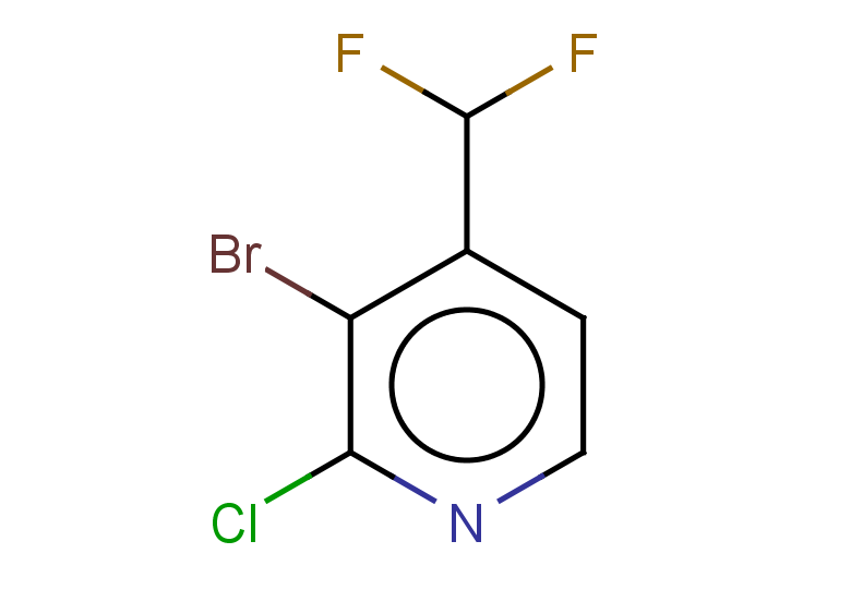 3-bromo-2-chloro-4-(difluoromethyl)pyridine