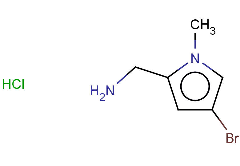 (4-bromo-1-methyl-1H-pyrrol-2-yl)methanamine hydrochloride