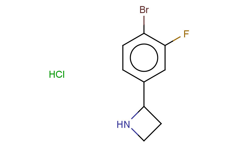 2-(4-bromo-3-fluorophenyl)azetidine hydrochloride