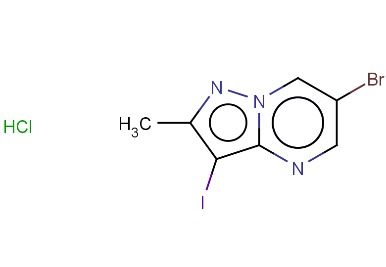 6-bromo-3-iodo-2-methylpyrazolo[1,5-a]pyrimidine hydrochloride