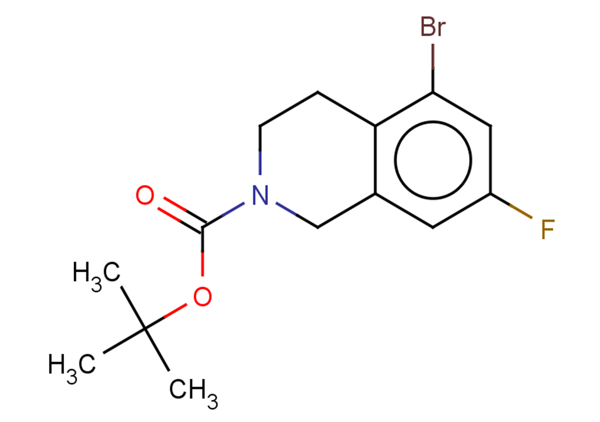 tert-butyl 5-bromo-7-fluoro-1,2,3,4-tetrahydroisoquinoline-2-carboxylate
