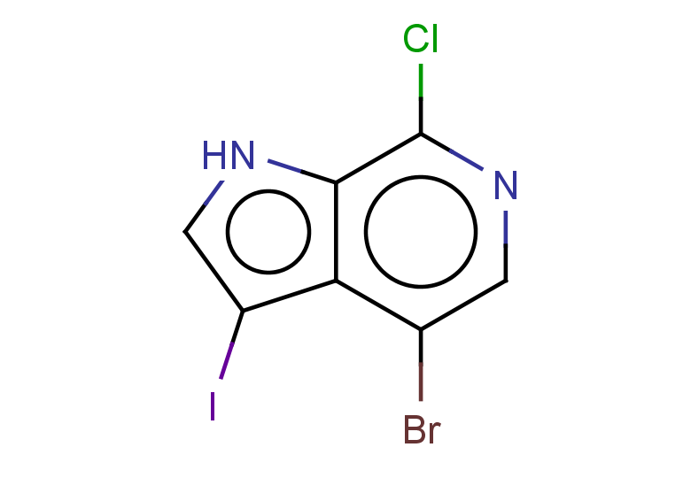 4-bromo-7-chloro-3-iodo-1H-pyrrolo[2,3-c]pyridine