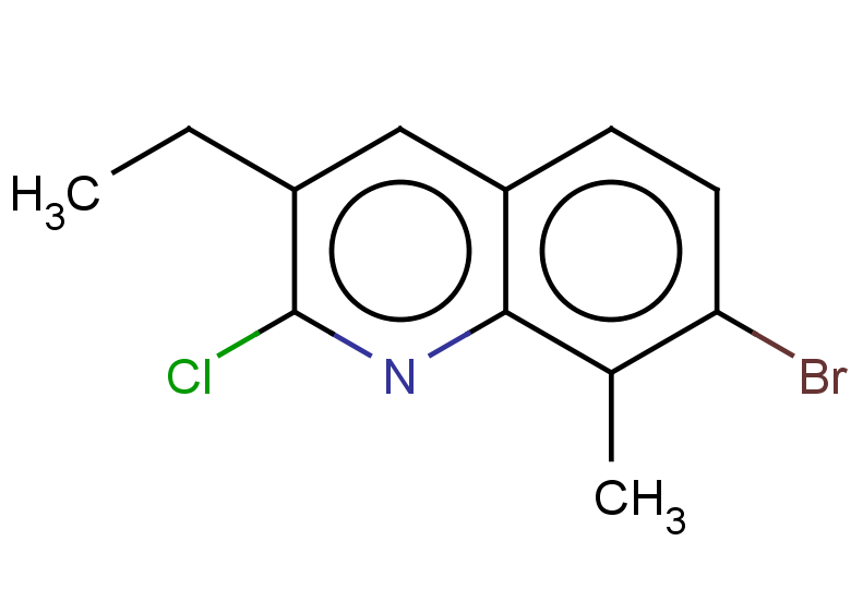 7-bromo-2-chloro-3-ethyl-8-methylquinoline
