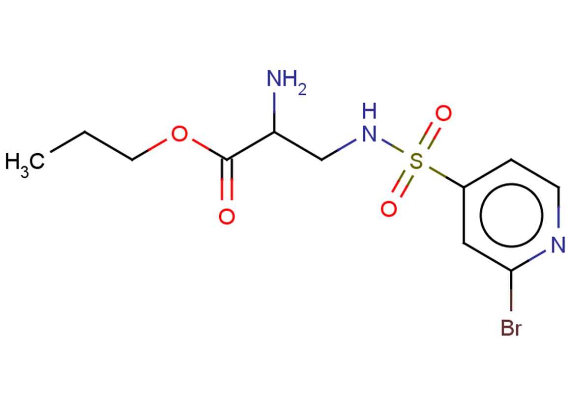 propyl 2-amino-3-(2-bromopyridine-4-sulfonamido)propanoate