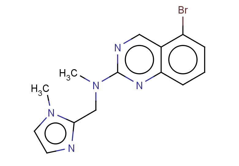 5-bromo-N-methyl-N-[(1-methyl-1H-imidazol-2-yl)methyl]quinazolin-2-amine