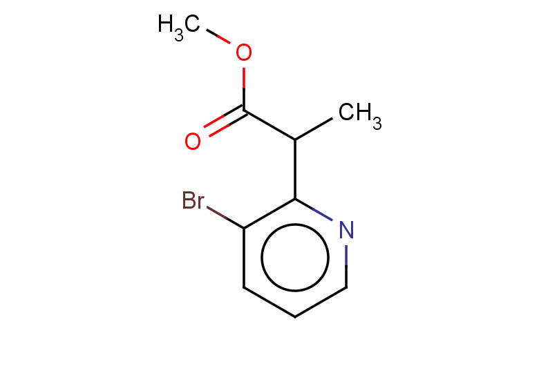 methyl 2-(3-bromopyridin-2-yl)propanoate