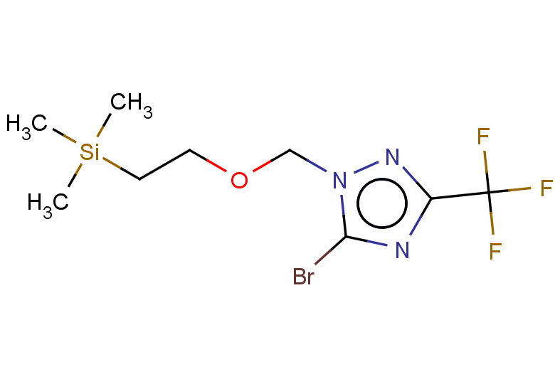 5-bromo-3-(trifluoromethyl)-1-{[2-(trimethylsilyl)ethoxy]methyl}-1H-1,2,4-triazole