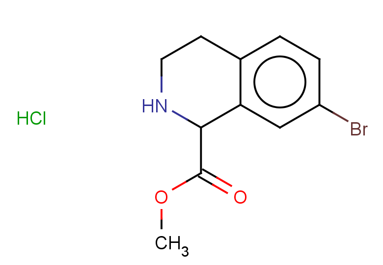 methyl 7-bromo-1,2,3,4-tetrahydroisoquinoline-1-carboxylate hydrochloride