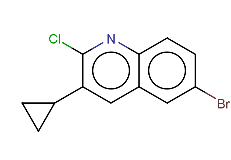 6-bromo-2-chloro-3-cyclopropylquinoline