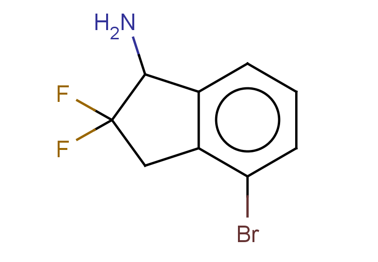 4-bromo-2,2-difluoro-2,3-dihydro-1H-inden-1-amine