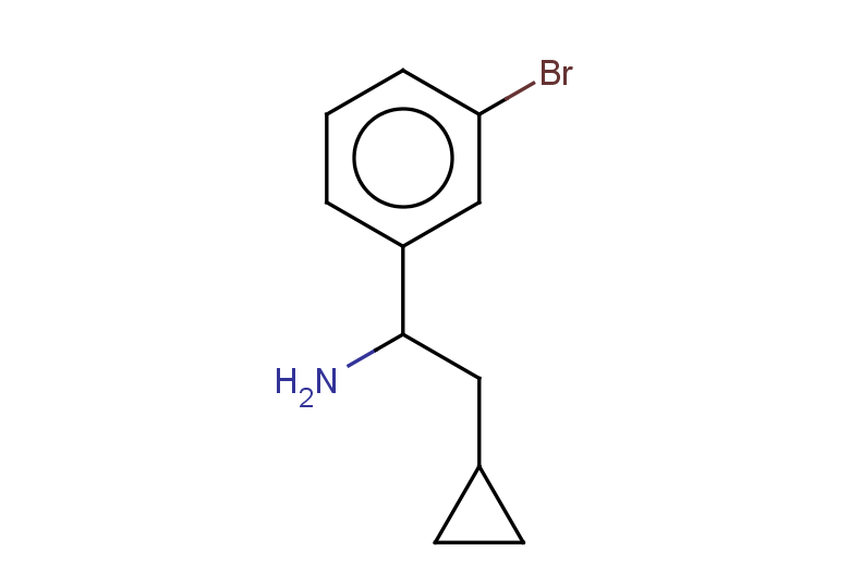 1-(3-bromophenyl)-2-cyclopropylethan-1-amine