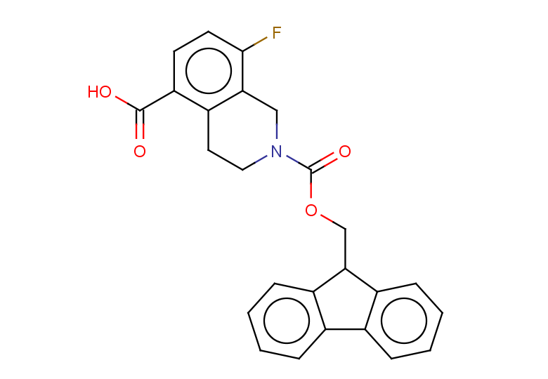 2-{[(9H-fluoren-9-yl)methoxy]carbonyl}-8-fluoro-1,2,3,4-tetrahydroisoquinoline-5-carboxylic acid