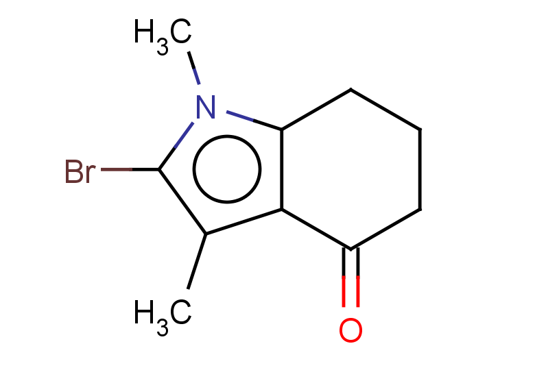 2-bromo-1,3-dimethyl-4,5,6,7-tetrahydro-1H-indol-4-one