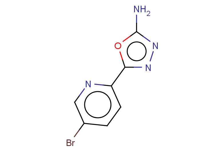5-(5-bromopyridin-2-yl)-1,3,4-oxadiazol-2-amine