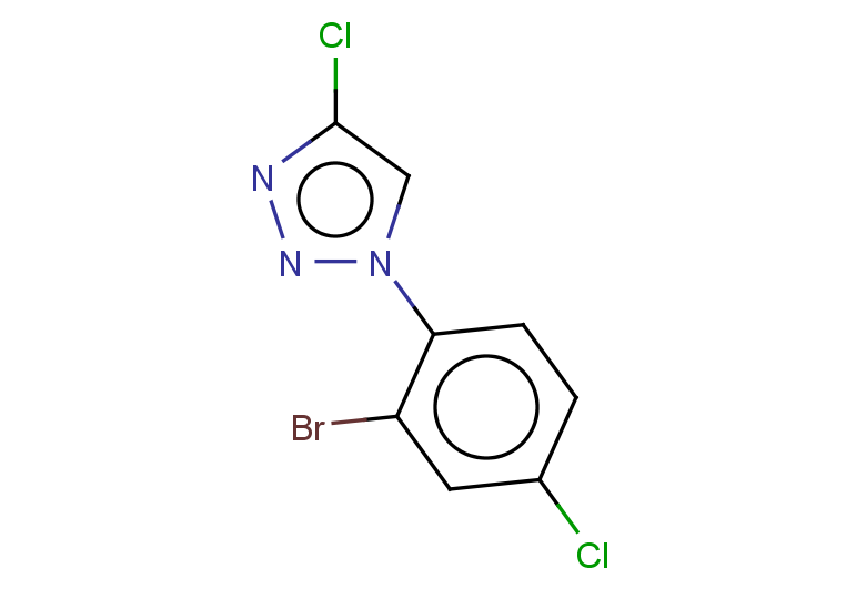 1-(2-bromo-4-chlorophenyl)-4-chloro-1H-1,2,3-triazole