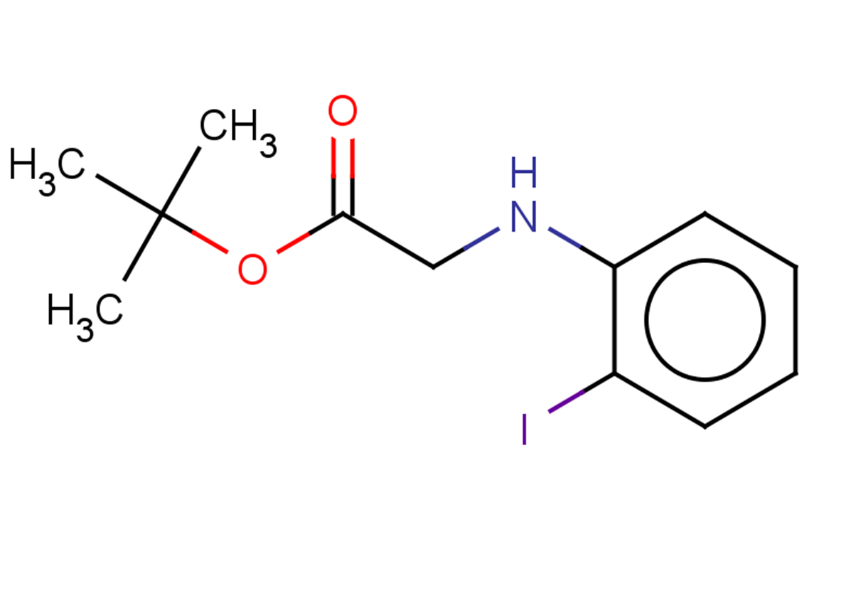 tert-butyl 2-[(2-iodophenyl)amino]acetate