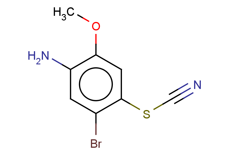 [(4-amino-2-bromo-5-methoxyphenyl)sulfanyl]formonitrile