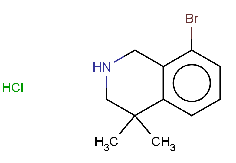 8-bromo-4,4-dimethyl-1,2,3,4-tetrahydroisoquinoline hydrochloride
