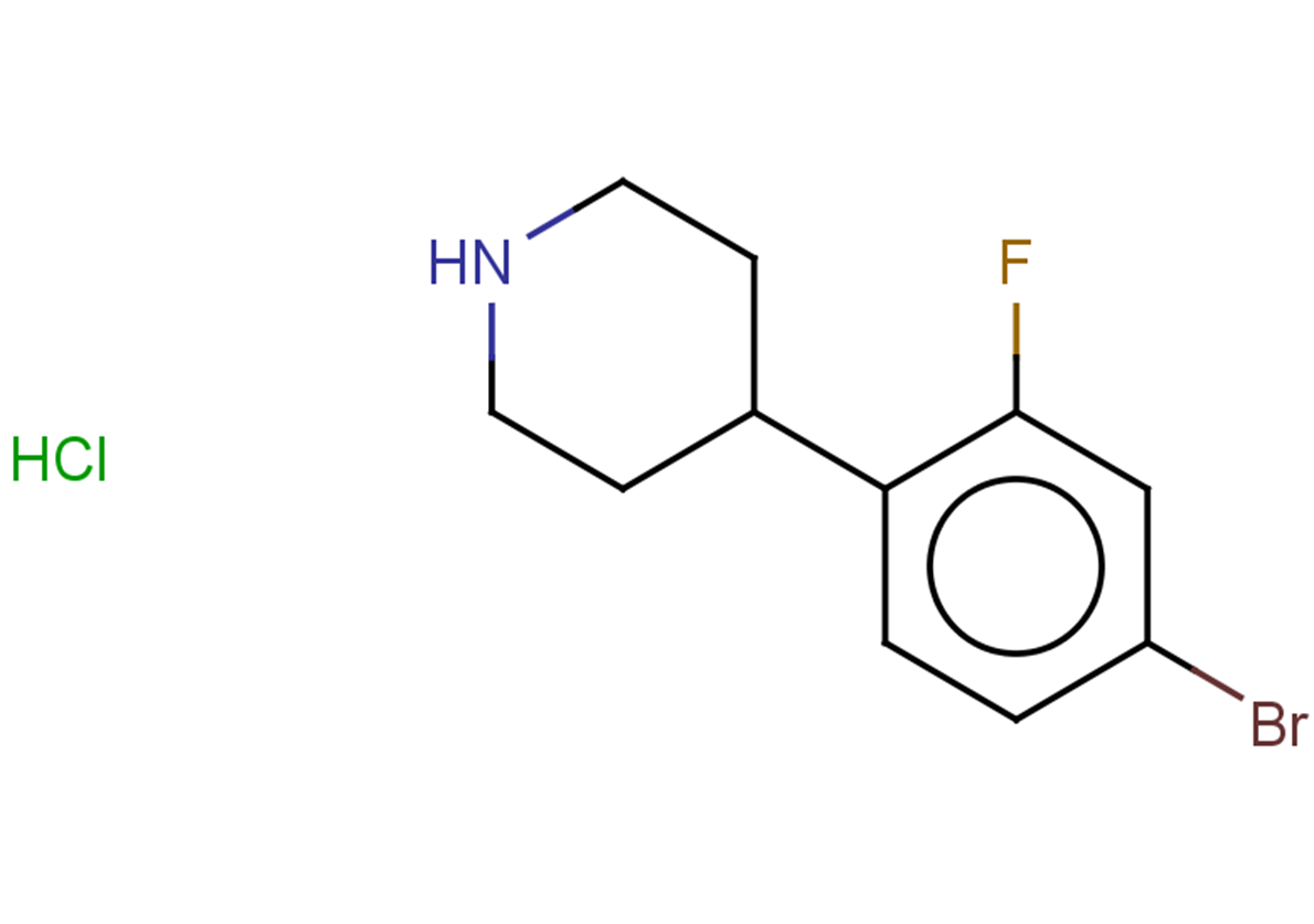 4-(4-bromo-2-fluorophenyl)piperidine hydrochloride