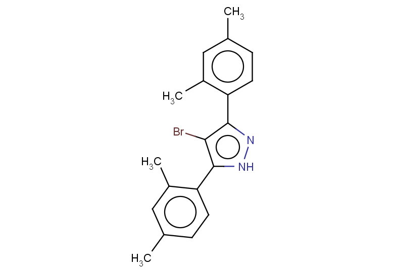 4-BROMO-3,5-BIS(2,4-DIMETHYLPHENYL)-1H-PYRAZOLE
