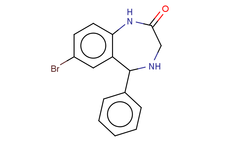 7-bromo-5-phenyl-2,3,4,5-tetrahydro-1H-1,4-benzodiazepin-2-one