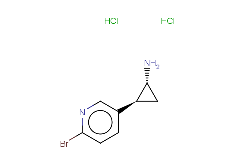 rac-(1R,2S)-2-(6-bromopyridin-3-yl)cyclopropan-1-amine dihydrochloride, trans