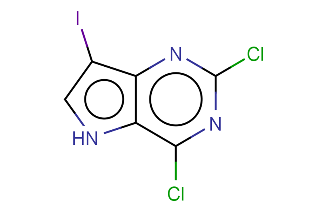2,4-dichloro-7-iodo-5H-pyrrolo[3,2-d]pyrimidine