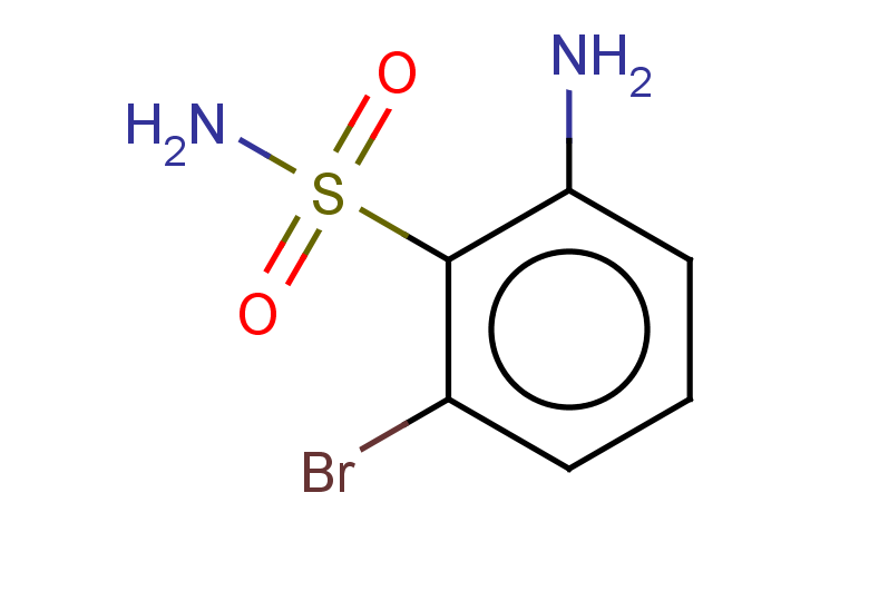 2-amino-6-bromobenzene-1-sulfonamide