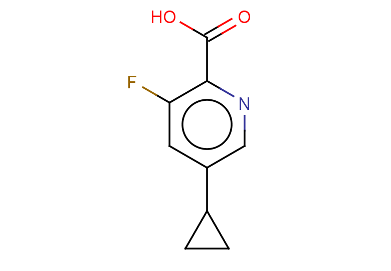 5-cyclopropyl-3-fluoropyridine-2-carboxylic acid