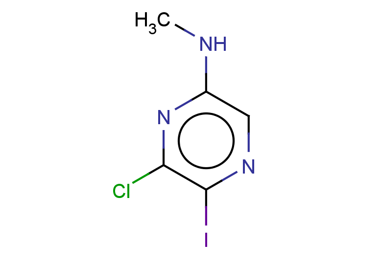 6-chloro-5-iodo-N-methylpyrazin-2-amine