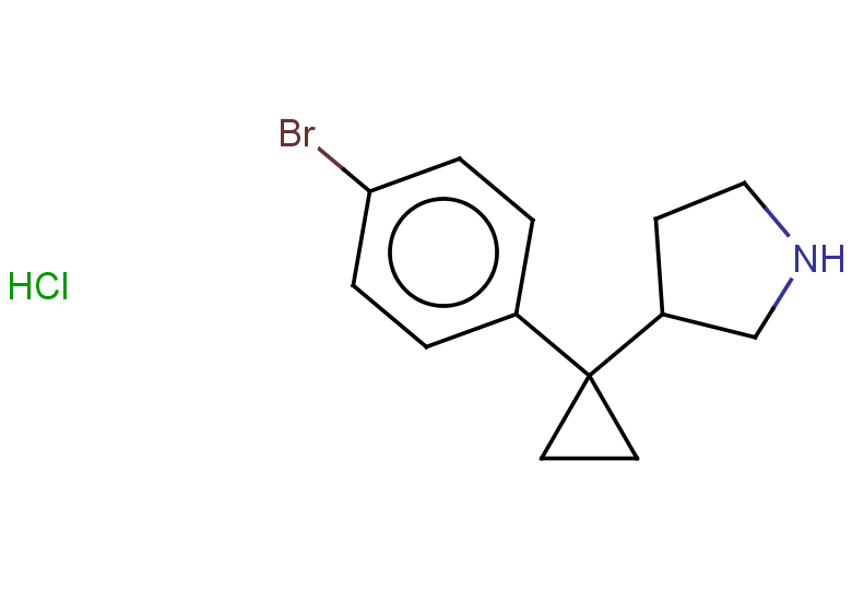 3-[1-(4-bromophenyl)cyclopropyl]pyrrolidine hydrochloride