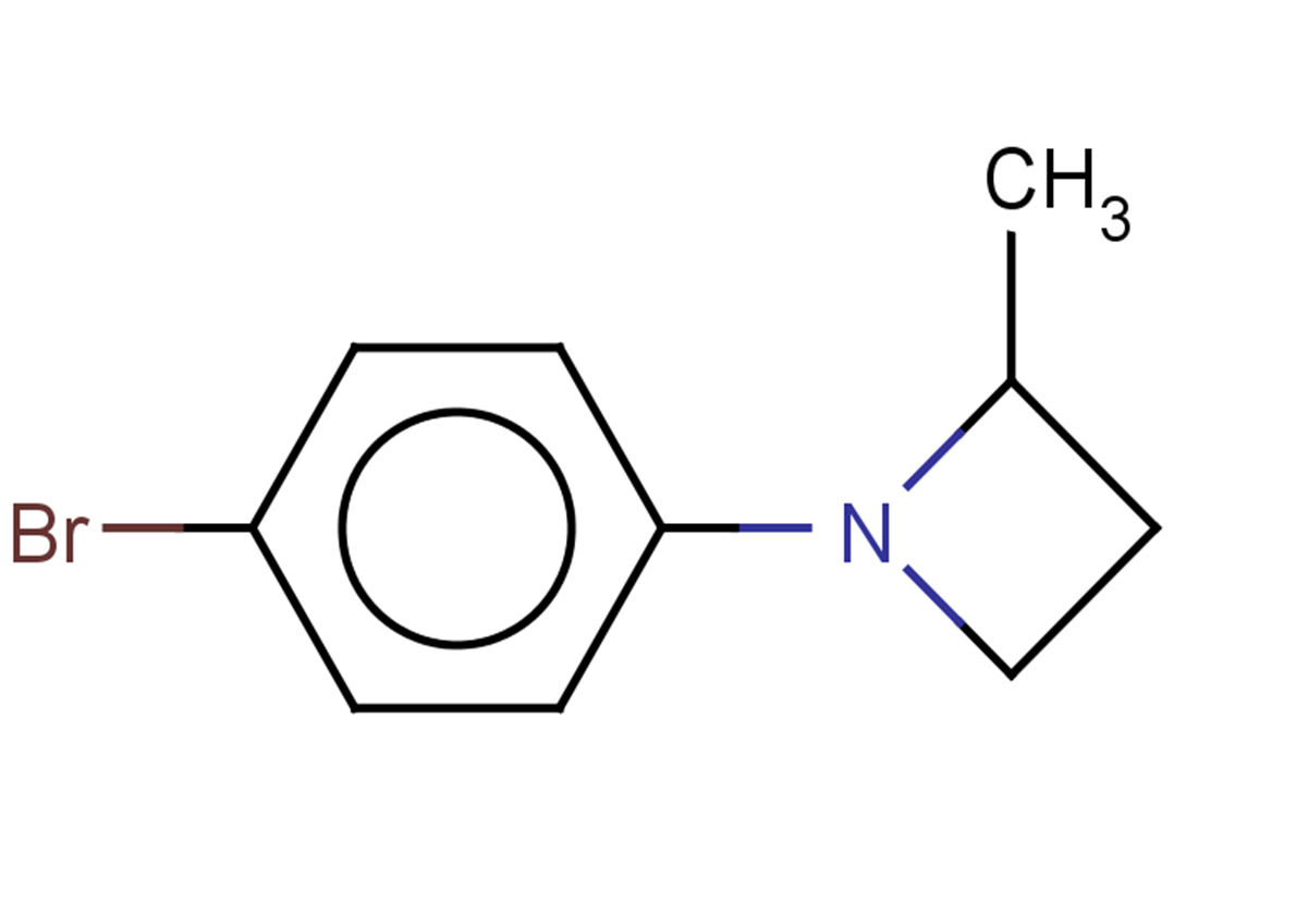 1-(4-bromophenyl)-2-methylazetidine