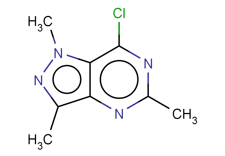 7-chloro-1,3,5-trimethyl-1H-pyrazolo[4,3-d]pyrimidine