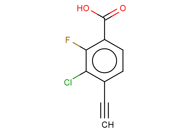 3-chloro-4-ethynyl-2-fluorobenzoic acid