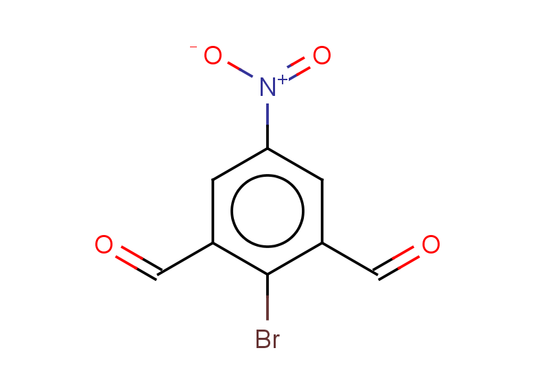 2-bromo-5-nitrobenzene-1,3-dicarbaldehyde