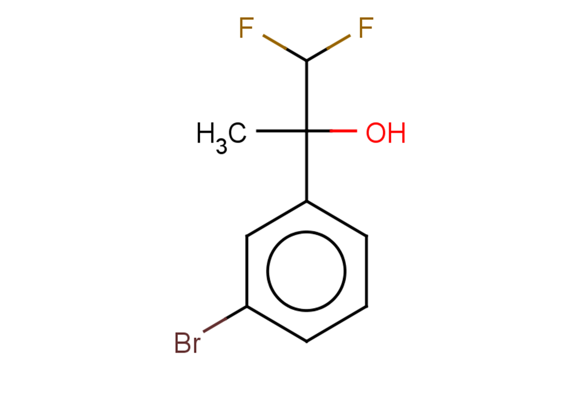 2-(3-bromophenyl)-1,1-difluoropropan-2-ol