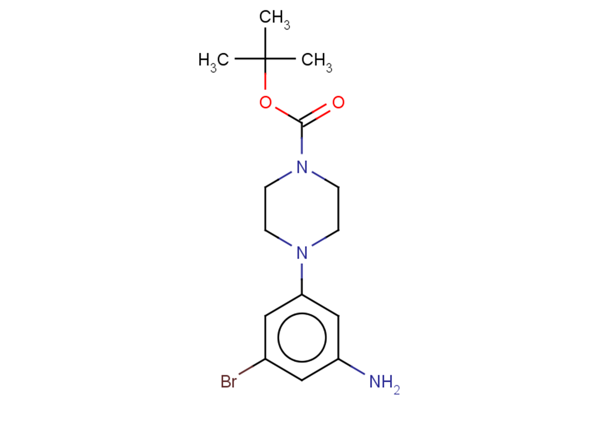 tert-butyl 4-(3-amino-5-bromophenyl)piperazine-1-carboxylate