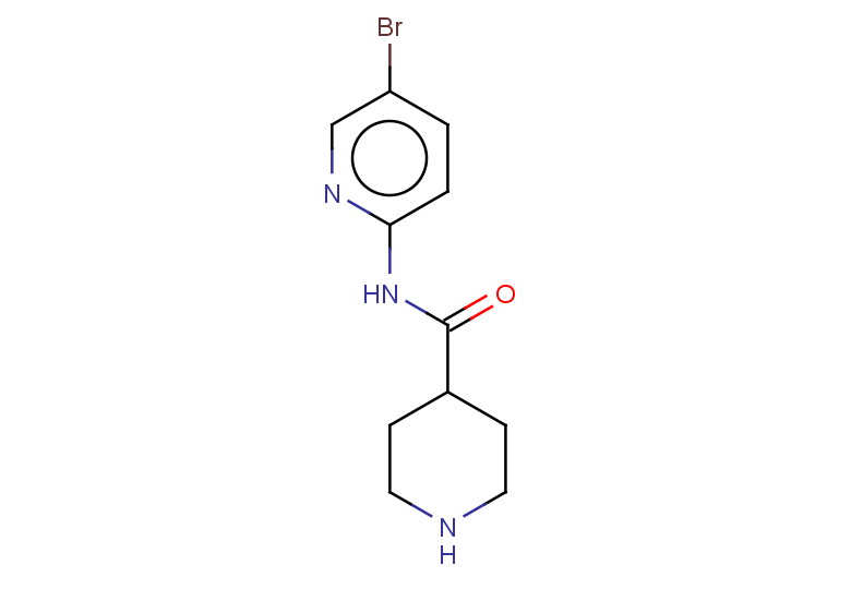 N-(5-bromopyridin-2-yl)piperidine-4-carboxamide
