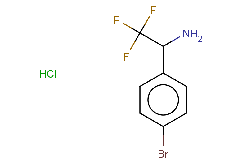 1-(4-bromophenyl)-2,2,2-trifluoroethan-1-amine hydrochloride