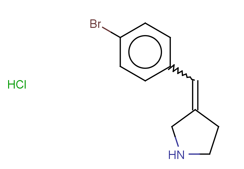 3-[(4-bromophenyl)methylidene]pyrrolidine hydrochloride