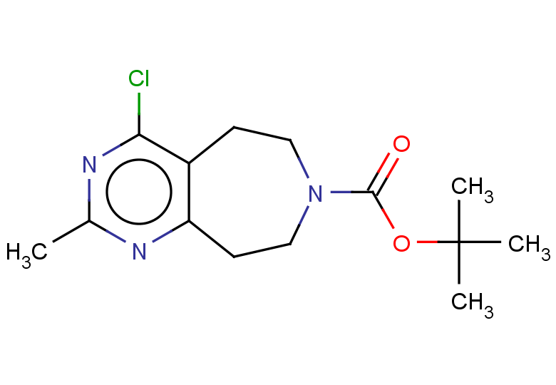 tert-butyl 4-chloro-2-methyl-5H,6H,7H,8H,9H-pyrimido[4,5-d]azepine-7-carboxylate