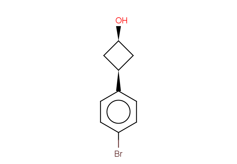 3-(4-bromophenyl)cyclobutan-1-ol, cis